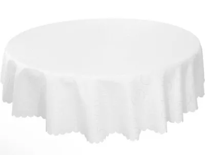 Microfiber Damask Waterproof Tablecloth Versatile And Functional Dining • $12.97