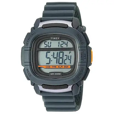 Timex Men's Command 47mm Grey Digital Alarm Stop Watch TW5M26700 • $38.43