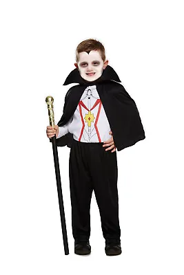 Toddler Boy Vampire Costume Kids Dracula Horror Halloween Fancy Dress • £9.99