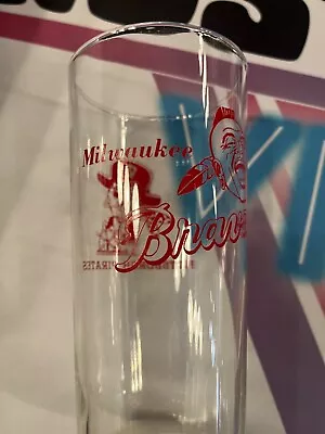 RARE VINTAGE 1950's Milwaukee Braves Pittsburgh Pirates Glass Tumbler COOL • $9.99