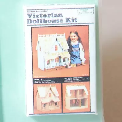 Vintage Victorian Dollhouse Kit By Farrow Ind -Miniature Dollhouse 1:12 Scale • $12.95