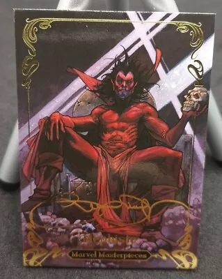 Mephisto 2018 Marvel Masterpieces Gold Foil Signature Simone Bianchi #29  • $5