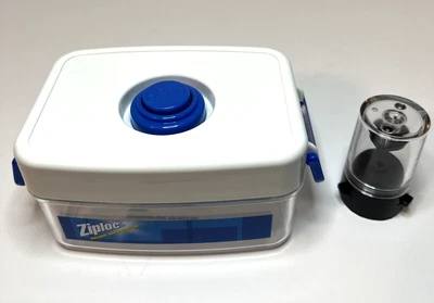 $14.95 • Buy Ziploc Vacuum Sealer System Canister 0.5qt And Hose Attachment Accessory