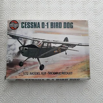 VINTAGE Airfix 61058-4 1:72 Scale Cessna Bird Dog Plastic Model Kit • £24.50
