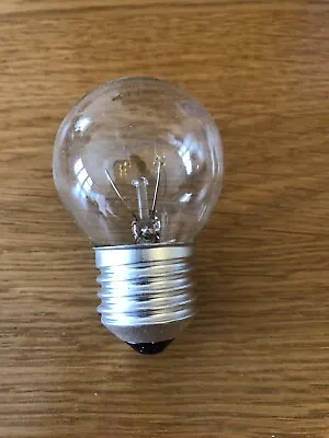 ES/E27 Edison Screw Clear Golf Ball Light Bulbs Dimmable 15w 25w 40w & 60w X10 • £12.99