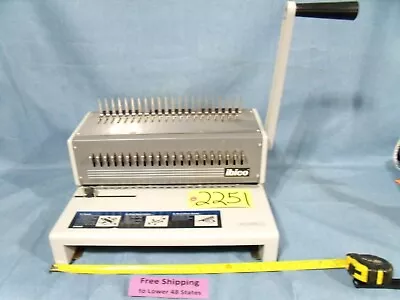 Ibico Binding Machine W/ Various Plastic Combs And Clear & Designer Sheeting • $159.99