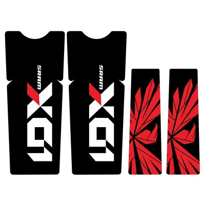 Crank Stickers For SRAM X01 EAGLE Vinyl Bicycle Cycling Bike Protective Decals • $13.58