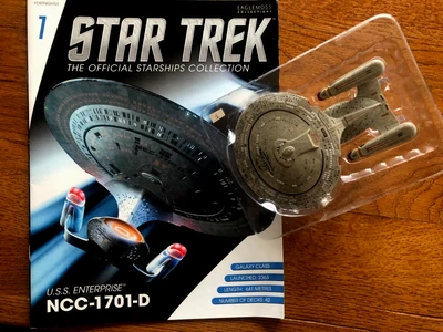 £25 • Buy Star Trek Eaglemoss No. 1 Uss Enterprise Ncc-1701-d  Die Cast Model+ Magazine