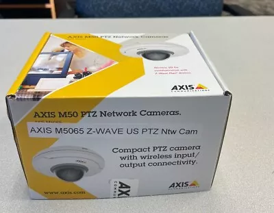 AXIS M5065 1080p Z-Wave Network PTZ Camera (01107-004) White  • $350