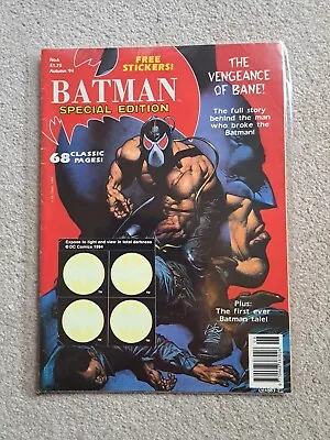 Batman Comic Special Edition 6 Vengeance Of Bane UK 1994 DC • £7.99