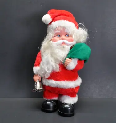 Vintage Santa Claus Christmas Walking Figurine Holiday Figure Decoration Display • $14.99