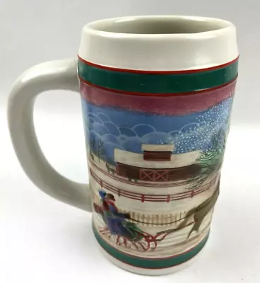 Vintage 1985 Miller High Life Holiday Christmas Beer Stein  • $6.39