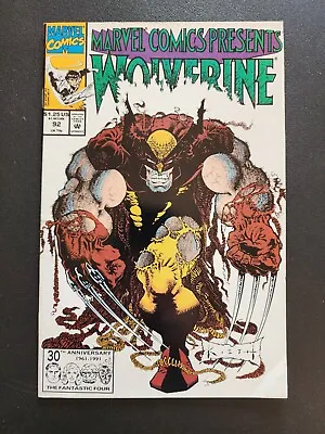 Marvel Comics Presents #92 December 1991 Wolverine Ghost Rider Sam Keith Cover • $4