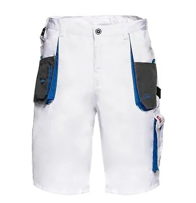 Professional Painters Decorators White-Blue Work Shorts  • £16.99