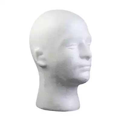 Head Wig Foam Mannequin 11 Inch Display Hat Glasses Styrofoam Male Model Stand • $7.51