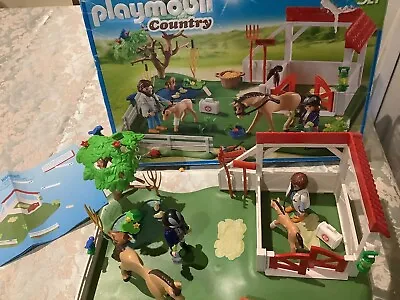 Playmobil 6147 - County Horse & Stables Play Set With Figures - Boxed • £15