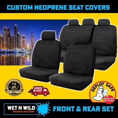 WET N WILD Neoprene Seat Covers For Ford RANGER NEXT GEN XLT Wildtrak 2Row 22-24 • $208.95