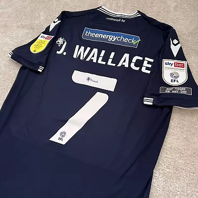 Millwall | JED WALLACE 7 | Home Shirt | EFL Sky Bet Championship 2020/21 Season • £100