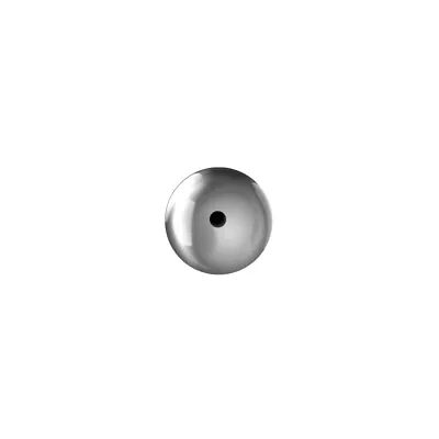 9ct White Gold Jewelco London Banana Belly Bar Fastening Ball Bead 5mm • £41.99