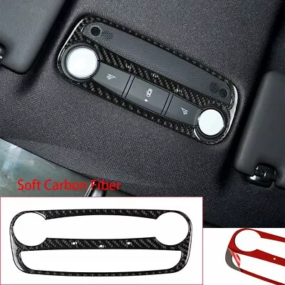 Real Carbon Fiber Reading Light Lamp Cover For Audi TT 8N 8J MK123 TTRS 2008-14 • $23.99