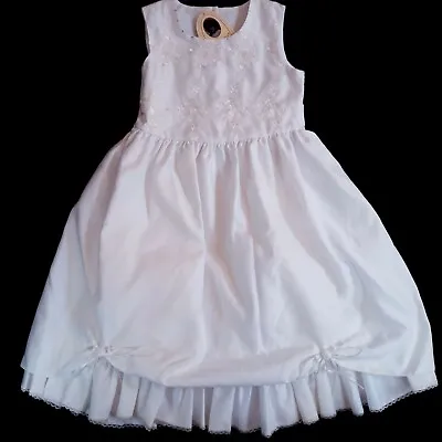 £29.99 • Buy Girl's Christening, Confirmation,  Bridesmaid Embroidered Gown Dress - Age 3-5 