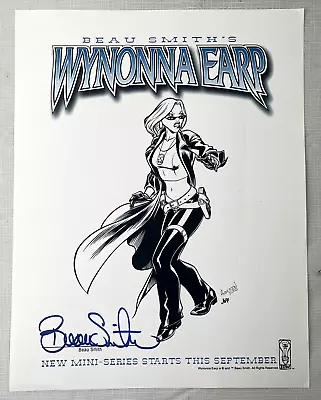 Wynonna Earp By Beau Smith Signed Autographed Promo Art IDW Comics Mini Series • £14.25