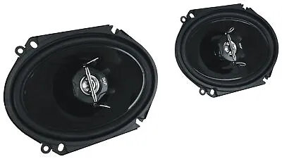 Pair JVC CSJ6820 30 Watt RMS 6x8' / 5x7  2-Way Coaxial Car Audio Speakers • $59