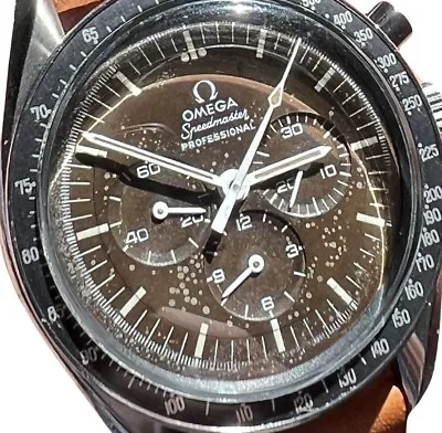 Vintage OMEGA Speedmaster Brown PATINA 1969 Recently Service “Like A New Watch” • $9800