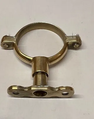 Polish Brass Munsen Ring Brackets 15mm 22mm 28mm 35mm 42mm 54mm Pipe Clips • £6.06