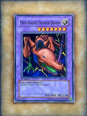 Yugioh Twin-Headed Thunder Dragon MRD-120 Super Rare 1st Ed NM • $59.99