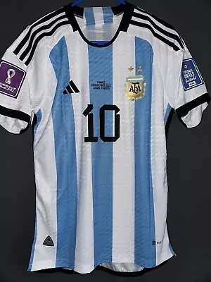 Messi #10 Argentina World Cup 2022 Vs France Player Version Jersey Size Large • $150