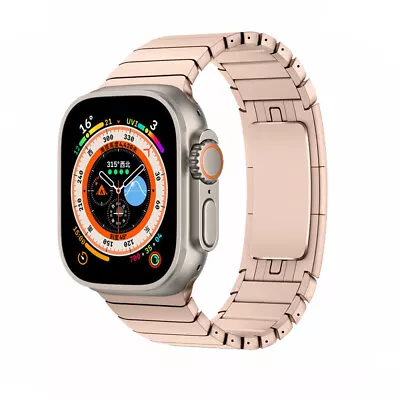 $30.80 • Buy For Apple Watch Series 8 7 6 5 4 SE Ultra Link Bracelet Band Strap 44/41/45/49mm
