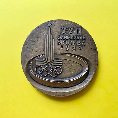 $69.90 • Buy Olympic Participation Medal Moscow 1980 - Excellent Condition !!! BEST PRICE !!!