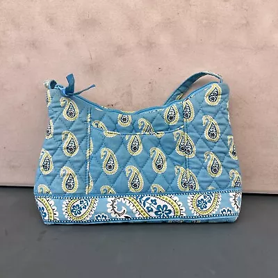 Vera Bradley Molly Style Purse In Bermuda Blue Retired Spring 2005 Pattern • $12.99