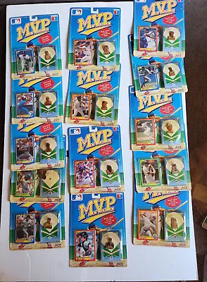 $0.99 • Buy 1990 Score M.V.P. Baseball Cards And Pins  Lot Of 14 NIP Boggs Fisk Puckett