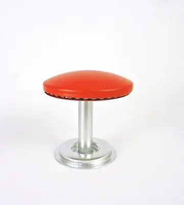 Closeout! Dollhouse Delph Miniatures UK Red Cafe Diner Stool FC21 • $8.99