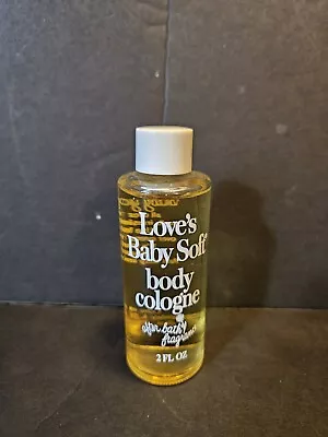 Vintage Love's Baby Soft Body Cologne 2 Oz Splash  Menley & James • $42.99