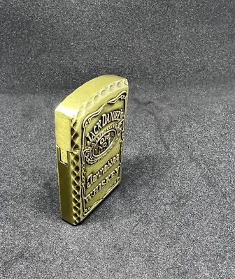 Jack Daniels Brass Lighter (Gas Refillable) • £10.99