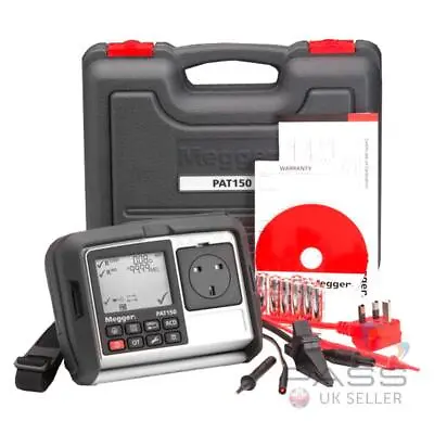 £709 • Buy Megger PAT150 Hand Held Portable Appliance PAT Tester With RCD Testing