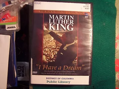 Martin Luther King Jr. DVD The Black History Collection (EX LIBRARY) • $7