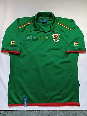 Vintage Bolivia National Soccer Team Atletica Jersey Size L • $129