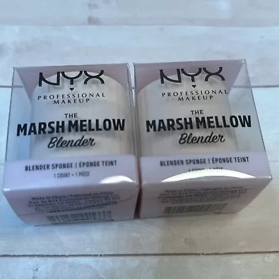 Lot Of 2-NYX Professional Makeup The Marsh Mellow Blender Sponge - PINK - • $9.99