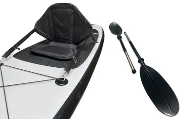 £49.99 • Buy HIKS SUP Kayak Conversion High Back Seat & Kayak Paddle Bundle