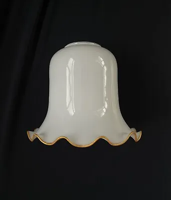 Bell Gold Line White Clip On Replacement Glass Lamp Shade Ceiling Wall Light • £12.95