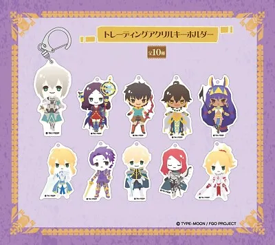 Kamio Japan Fate/Grand Order X Sanrio Trading Acrylic Keychain Saber Lancer NEW • $17.09