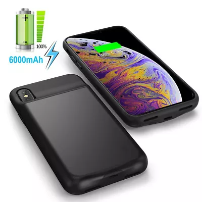 $50.34 • Buy Super-Speed Battery Charger Power Bank Charging Case Cover For IPhone X XS Max
