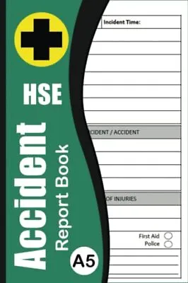 £7.75 • Buy Accident Report Book A5 - HSE Compliant Accident & Incident Log Book | Workpl...