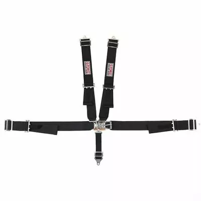 G-Force 6100BK Harness Complete 5-Point Latch & Link Black • $115