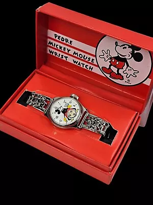 NEW MINT Disney Pedre Mickey Mouse 1933 Reissue Quartz Analog Watch • $125