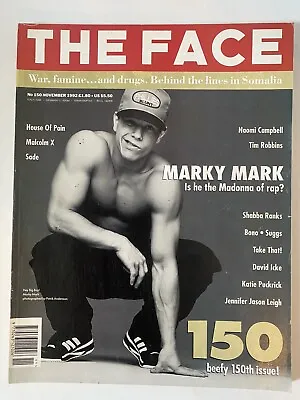 The Face Magazine Nov 1992 - Marky Mark Wahlberg Take That Malcolm X Bono • £15